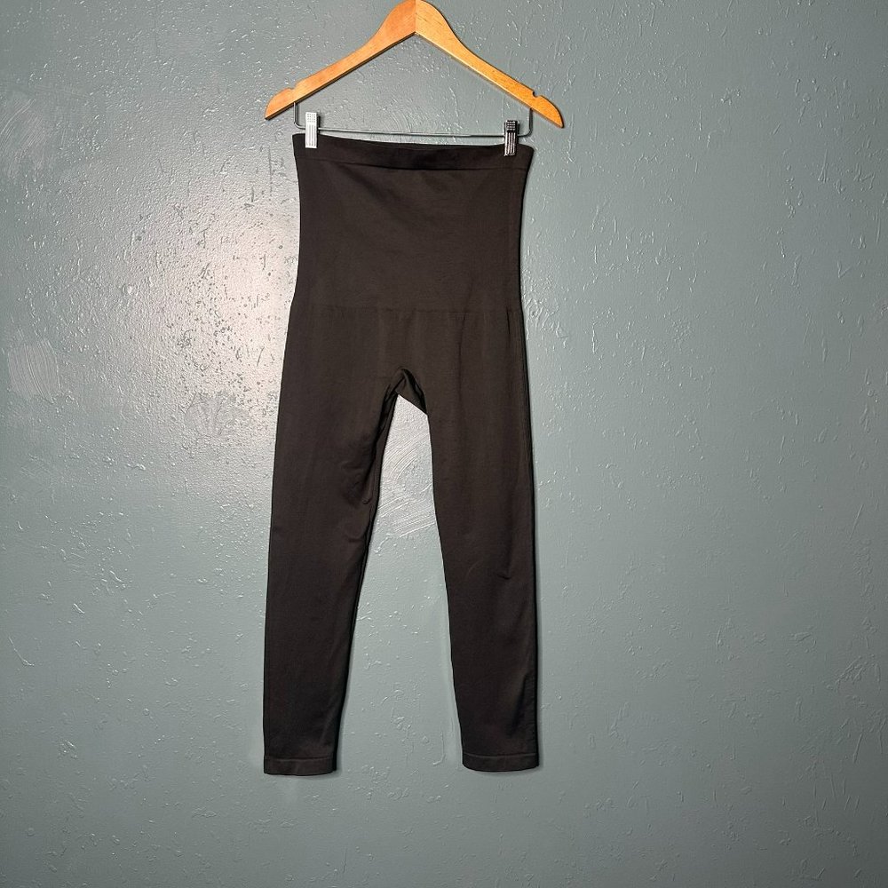 SHAPERMINT High Waisted Tummy Control Leggings XL Dark Grey